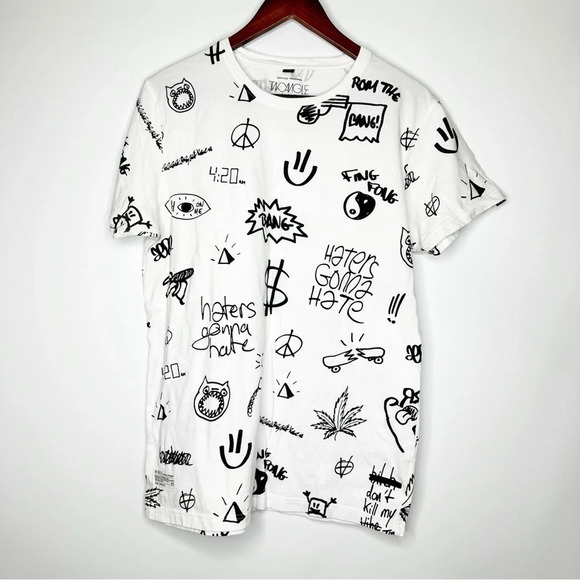 Two Angle Tops - Two Angle Paris 420 Tee Size Large